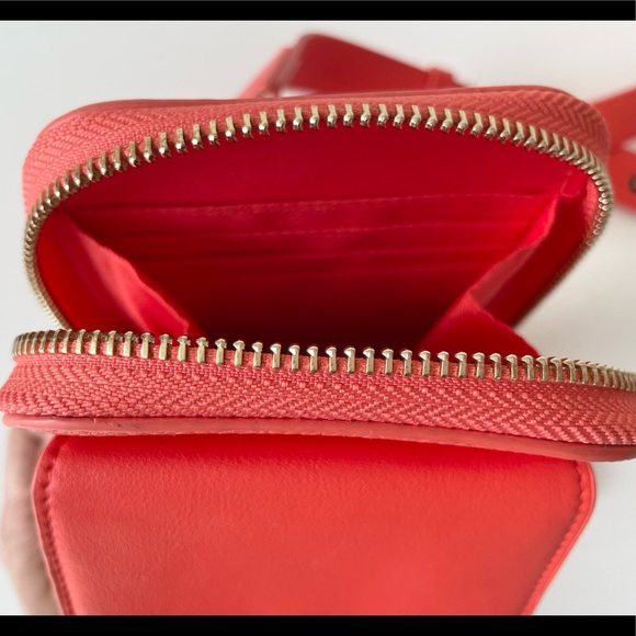 NEW Handpainted Totoro Crossbody Phone Bag, Coral - Picture 4 of 7